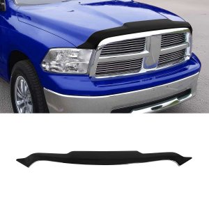Dodge Ram 1500 Classic Hood Deflector - Omac - Acrylic - Black - 2012-2018